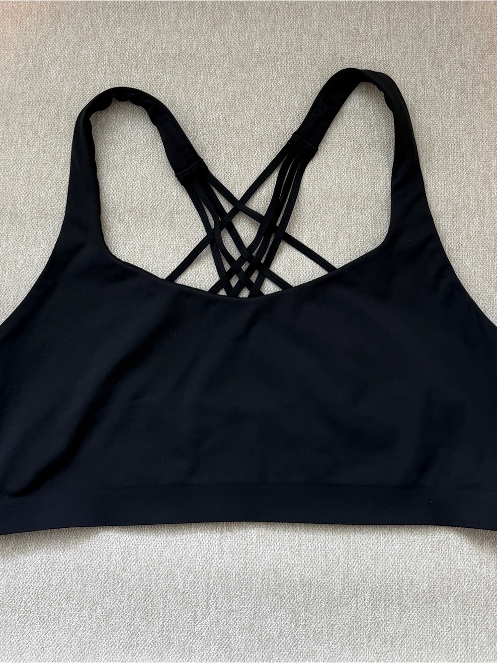 lululemon athletica Black Strappy Sports Bra